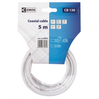 Koaksiālais kabelis 5 m. CB130 