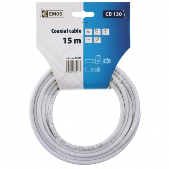 Coaxial cable 15 m. CB130 