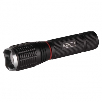 Metal LED flashlight 5W + 3W COB, FOCUS 