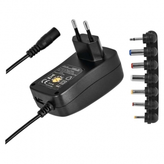 Universal Switching-mode USB Power Supply 1500 mA with tips 