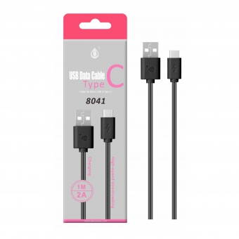 Cable USB-C 1m 2A OnePlus black 