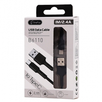 Kabelis OnePlus USB-C 1m 2.4A melns 