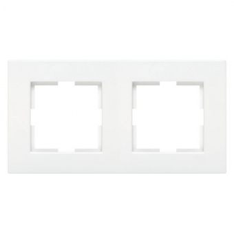 Two slot frame KARRE (white) 