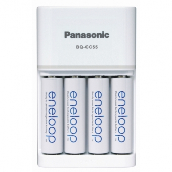 Battery charger Panasonic + AA Eneloop 