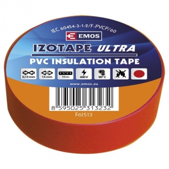 PVC. insulation tape Izotape Ultra 15/10 (red) 