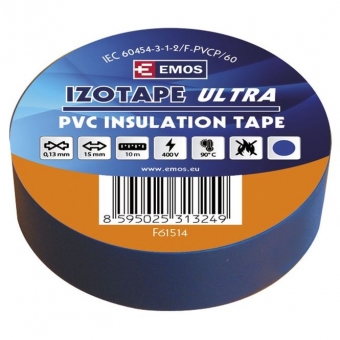 PVC. insulation tape Izotape Ultra 15/10 (blue) 