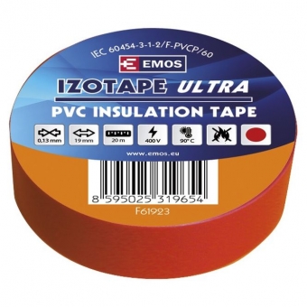 PVC. insulation tape Izotape Ultra 19/20 (red) 