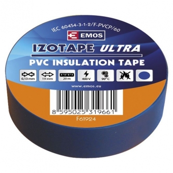PVC. insulation tape Izotape Ultra 19/20 (blue) 