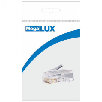 Plug for UTP cable, white, 