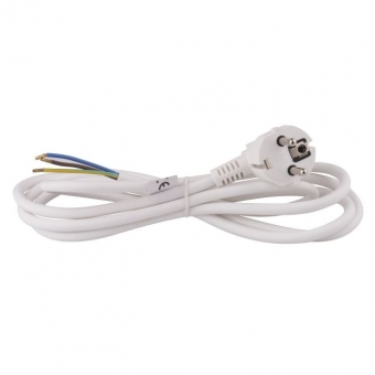 Round cable 2 m. 3x1 mm. (white) 