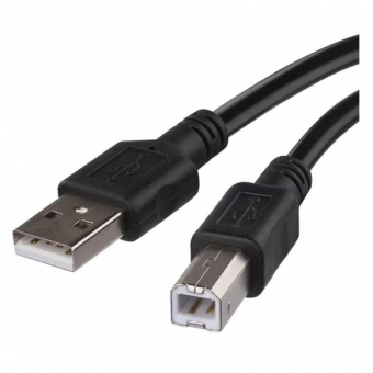 USB kabelis USB 2,0 A/m-B/m 2 m melnais 