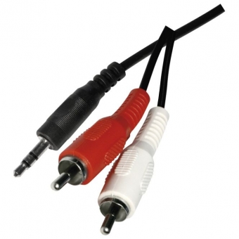 Cable 3.5mm ST/M-2RCA/M 1.5m 