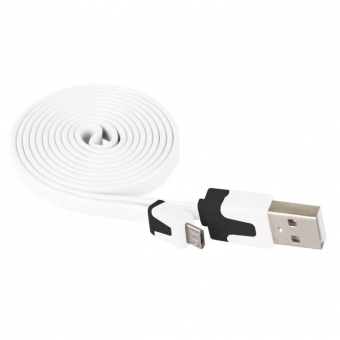 Cable USB 2.0 A/M - micro B/M 1m (white) 