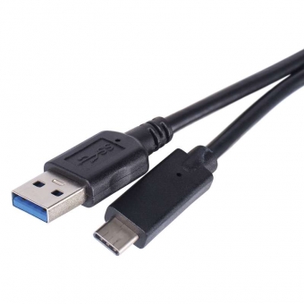 USB cable 3.0 A/M - 3.1 C/M 1m black 