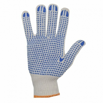 Knitted work gloves with PVC dots 316 