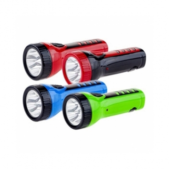 Rechargeable flashlight 4 LED, 500 mAh 
