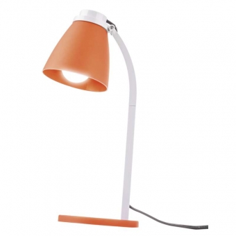 Led table lamp orange with LED bulb 